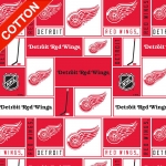 Detroit Red Wings NHL Cotton Fabric	